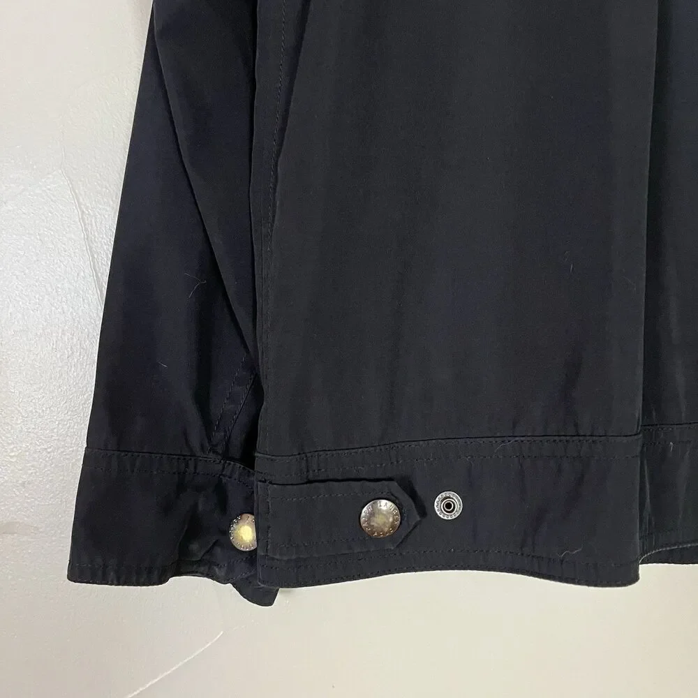 Polo Ralph Lauren Hooded  Windbreaker Jacket Black Zip‎ Up Youth XL 18-20